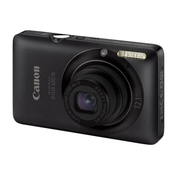 Canon IXUS120 IS Black Digital Camera plus FREE Accessories pack Afbeelding 1