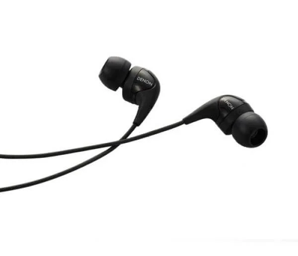 Denon AH-C452 Inner Ear Stereo Headphones - Black Afbeelding 1