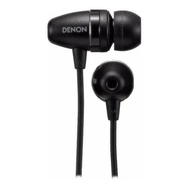 Denon AH-C751 Inner Ear Stereo Headphones - Black Afbeelding 1