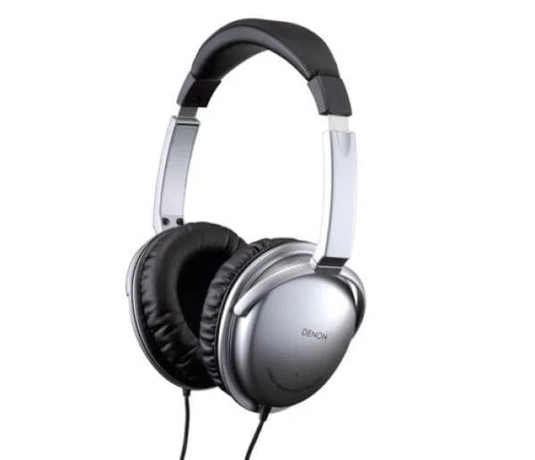 Denon AH-D1001 Closed Type Stereo Headphones - Silver Afbeelding 1