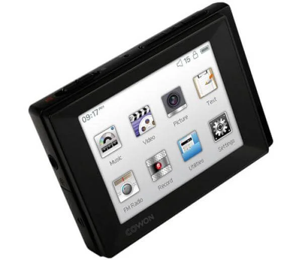 Cowon iAudio D2+ 8GB DAB MP3 Player - Black Afbeelding 1