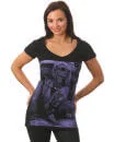 Dark Muse Ladies - Paris Amsterdam Tunic - Black - S-M Afbeelding 1