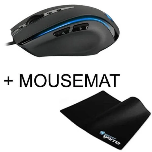 Roccat Kone Gaming Mouse with FREE Roccat Taito Gaming Mousepad Afbeelding 1