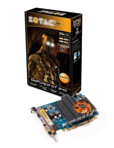 Zotac GF GT240 1GB DDR3 Graphics Card Afbeelding 1