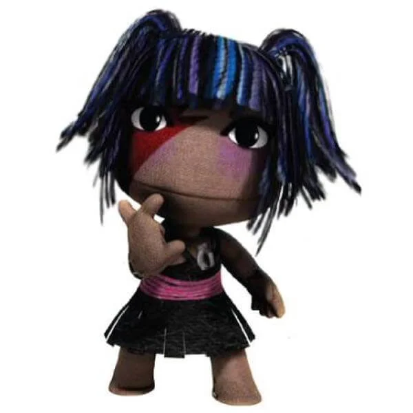 Little Big Planet 3 Inch Rock Girl Figure Afbeelding 1