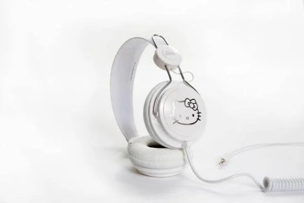 Coloud Hello Kitty Headphones - White Silver Afbeelding 1