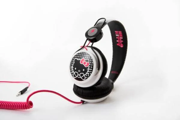 Coloud Hello Kitty Headphones - Black Comic Pop Afbeelding 1