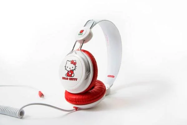 Coloud Hello Kitty Headphones - White Red Core Afbeelding 1