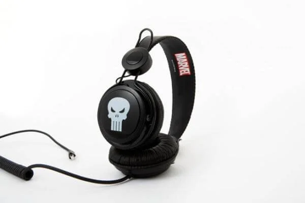 Coloud Marvel Headphones - Punisher Logo Black Afbeelding 1