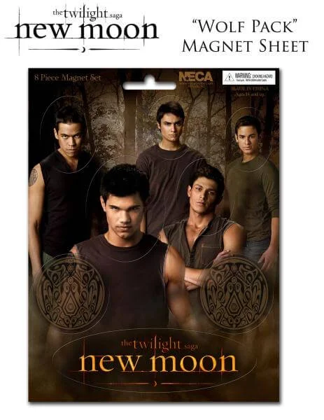 Twilight New Moon - Magnet Sheet - Wolf Pack Afbeelding 1
