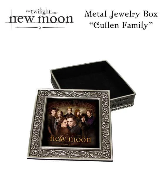 Twilight New Moon - Metal Jewellery Box - Cullen Family Afbeelding 1