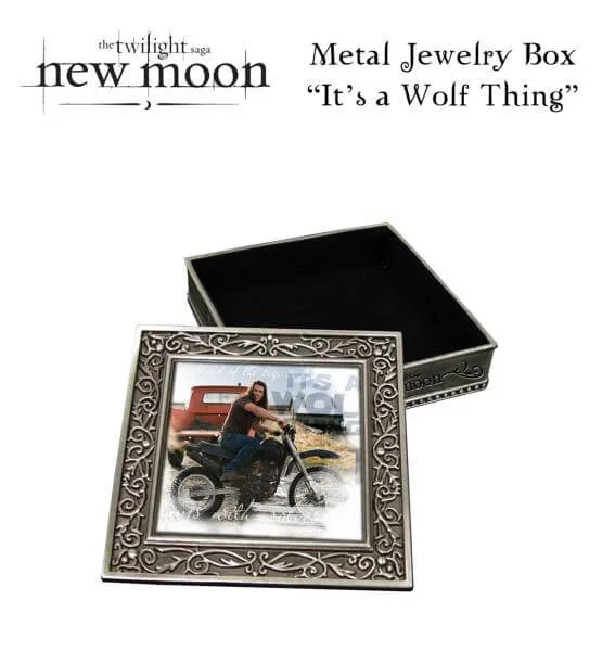 Twilight New Moon - Metal Jewellery Box - It's A Wolf Thing Afbeelding 1