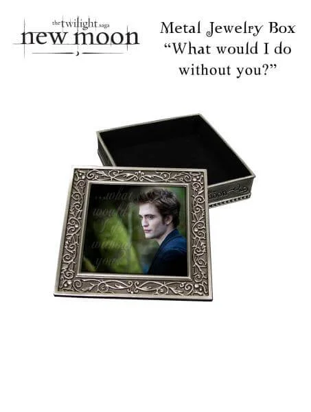 Twilight New Moon - Metal Jewellery Box - What Would I Do Without You Afbeelding 1