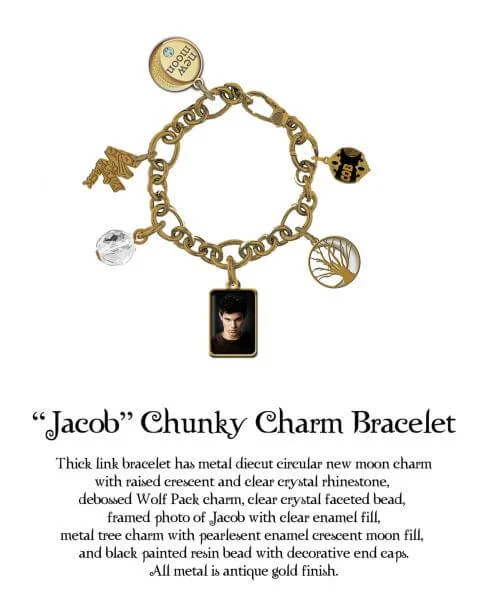 Twilight New Moon - Chunky Charm Bracelet - Jacob Afbeelding 1