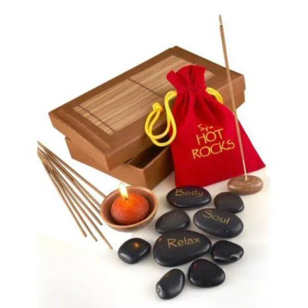 Hot Rocks Gift Set with Candle Afbeelding 1