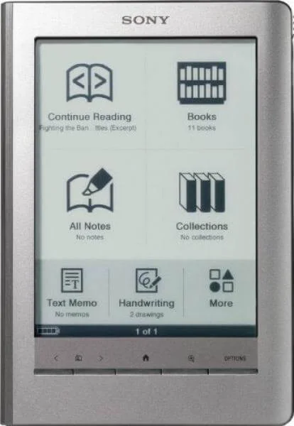 Sony PRS600S eBook Reader Touch Edition - Silver Afbeelding 1