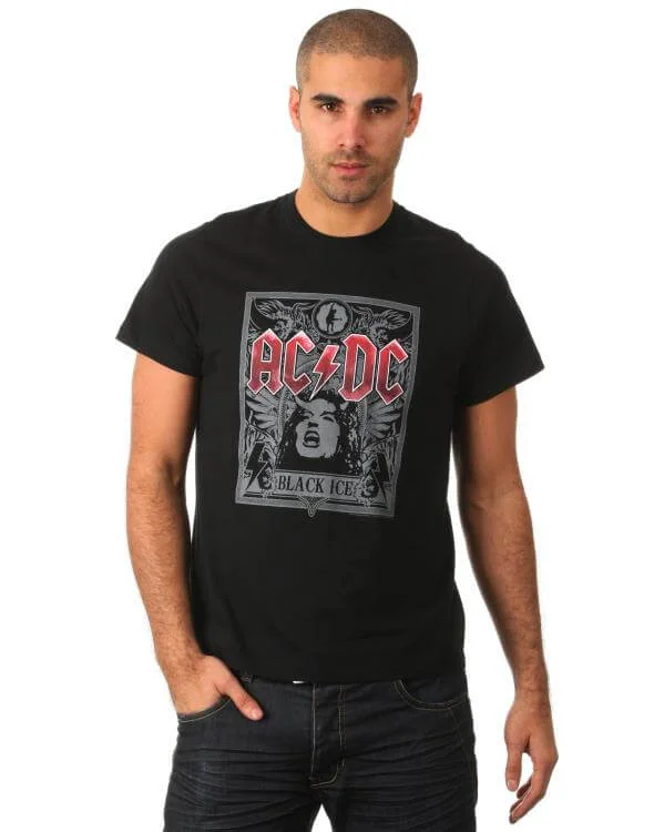 AC/DC Men's Angus Ice T-shirt - Black - S - Zwart Afbeelding 1