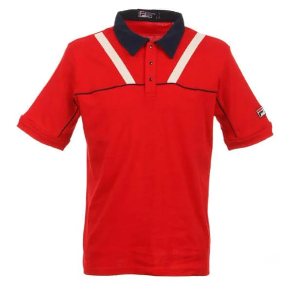 FILA Matchpoint Polo Shirt - S - Rood Afbeelding 1