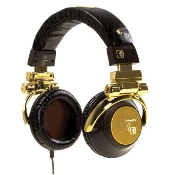 Skullcandy TI Headphones (Brown/Gold) Afbeelding 1