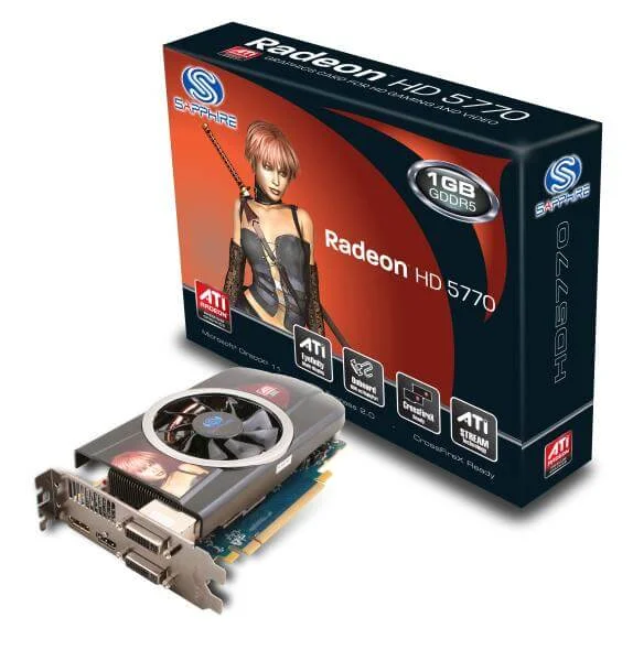 Sapphire HD5770 1GB GDDR5 Graphics Card Afbeelding 1