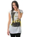 House Of The Gods - Woman's Debbie Harry Photo T-Shirt - White - XS - Wit Afbeelding 1