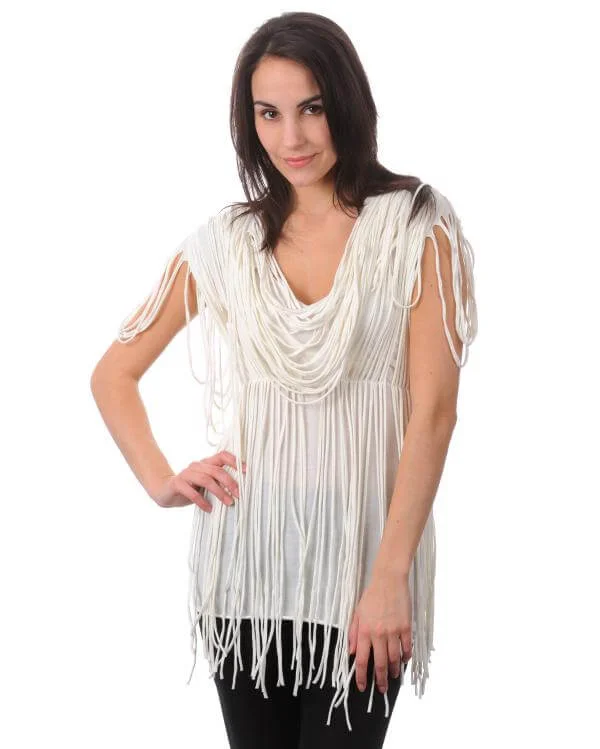 Religion Woman's Slasher Dress-Top - Whisper White - XS - Whisper White Afbeelding 1