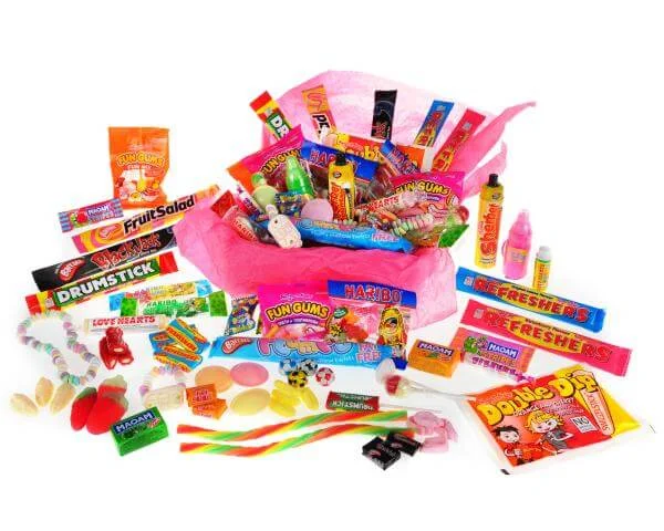 Retro Sweet Hamper Afbeelding 1