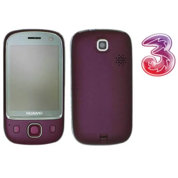 Huawei U7510 Mobile Phone on Three Network (Black) Afbeelding 1