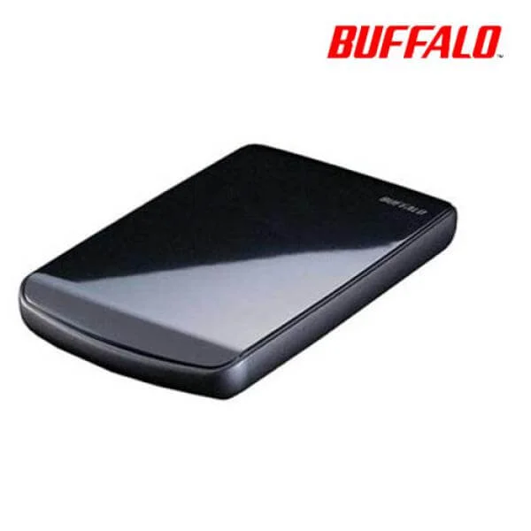 Buffalo MiniStation Lite 640GB Portable USB 2.0 Hard Drive Black Afbeelding 1