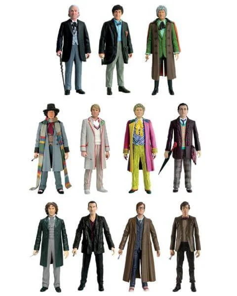 Dr Who 11 Doctors Action Figure Collector Set Afbeelding 1