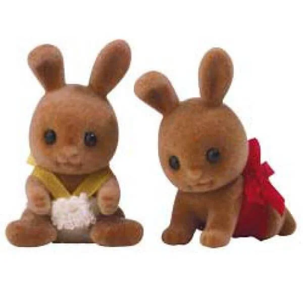 Sylvanian Families: Fawn rabbit twin babies Afbeelding 1