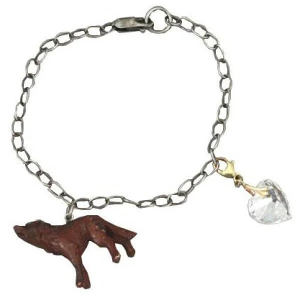 Twilight Eclipse Prop Replica Bellas Wolf And Heart Bracelet Afbeelding 1