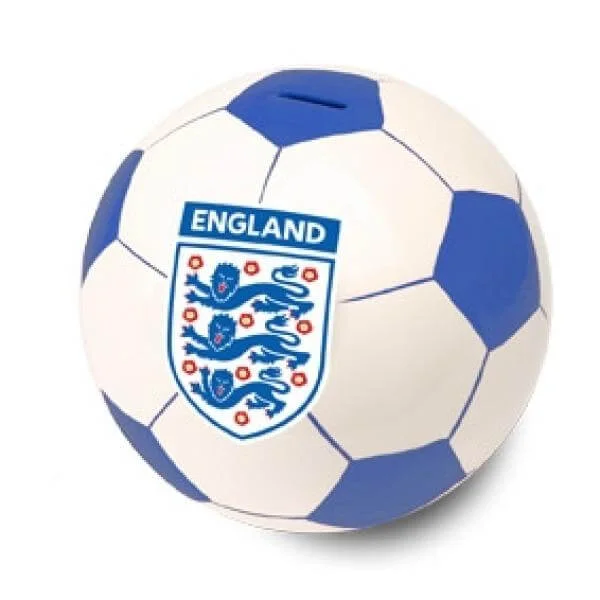 England Small Ceramic Football Money Box Afbeelding 1