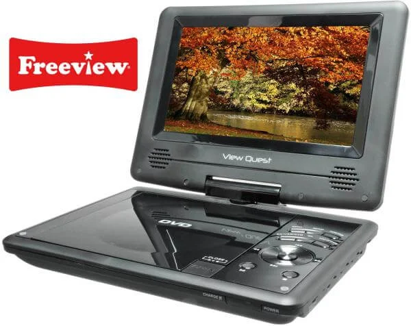 View Quest 7 Inch Portable DVD Player with Freeview and Rotating Screen Afbeelding 1