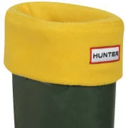 Hunter Women's Fleece Welly Socks - Yellow - M - Geel Afbeelding 1