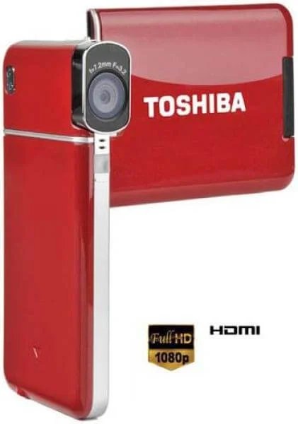 Toshiba Camileo S20 Camcorder - Red Afbeelding 1