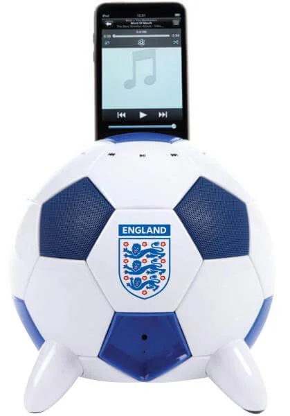 Mi Football England Ball Speaker for iPod - Blue Afbeelding 1