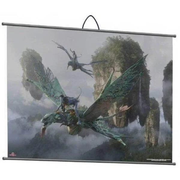 Avatar Jake and Neytiri On Banshees Wallscroll Afbeelding 1