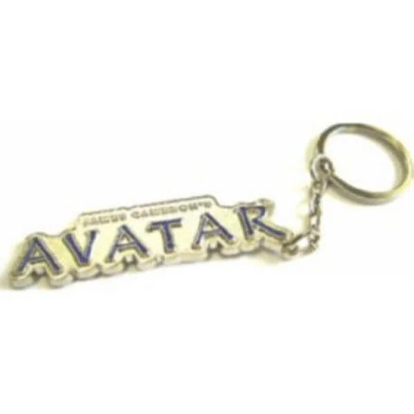 Avatar Metal Glow In The Dark Movie Logo Keychain Afbeelding 1