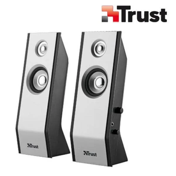 Trust Slimline Design Speaker Set - Silver Afbeelding 1