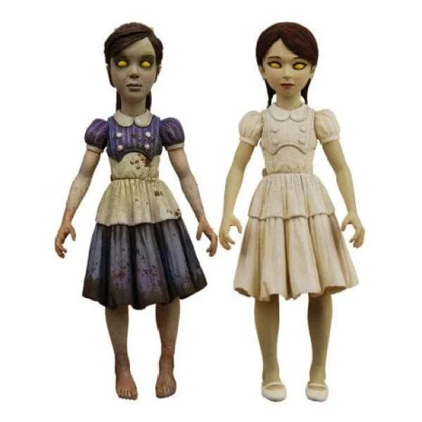 Bioshock Eleanor Lamb And Little Sister 2 Pack 3 3/4 Inch Afbeelding 1
