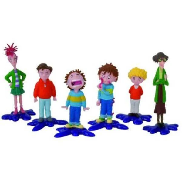 Horrid Henry 6 Pack Collectible Figurines. Window Box Afbeelding 1