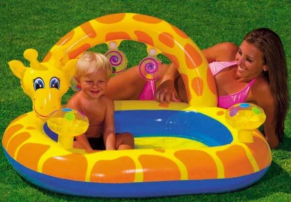 Giraffe Baby Paddling Pool Afbeelding 1
