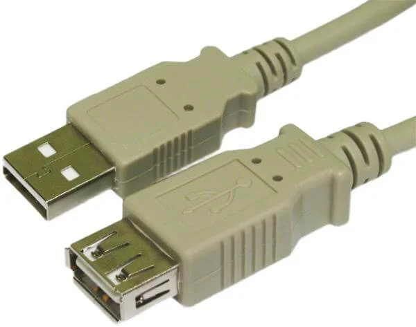 BEST 1m USB 2.0 A Male - A Female (USB2-021) Afbeelding 1