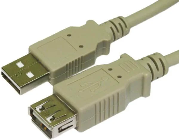 BEST 2m USB 2.0 A Male - A Female (USB2-022) Afbeelding 1