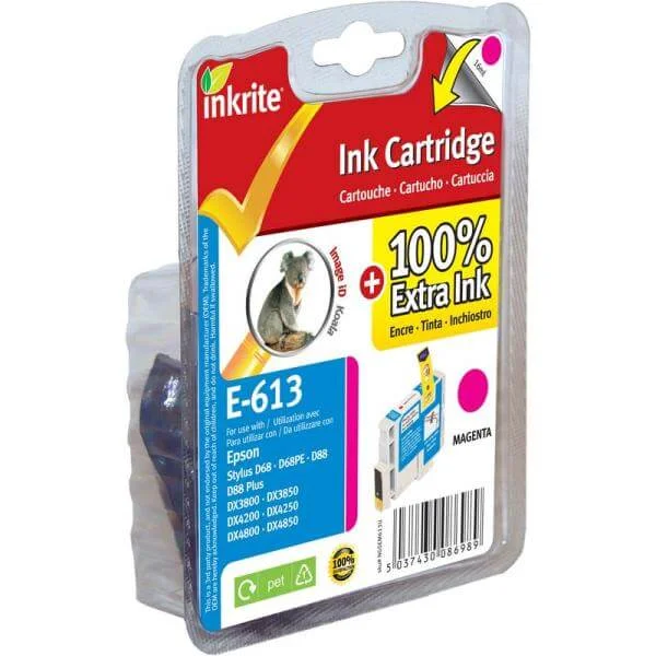 Epson Compatible T0613 Magenta Ink Cartridge Afbeelding 1