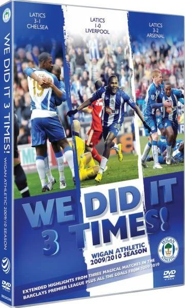 We Did It 3 Times! Wigan 09-10 Season Afbeelding 1