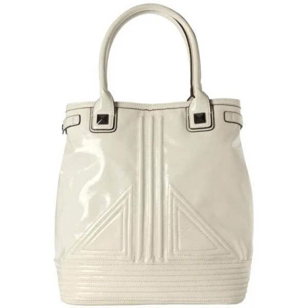 French Connection Pied Piper patent tote bag Afbeelding 1