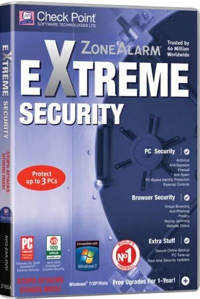 ZoneAlarm Extreme Security Afbeelding 1