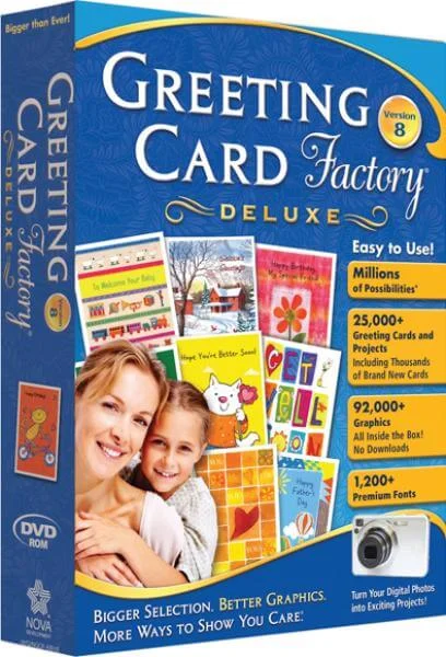 Greeting Card Factory Deluxe 8 Afbeelding 1
